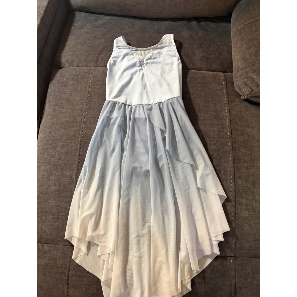 Weissman "Just Around the Riverbend" lyrical dance costume blue size LC/14